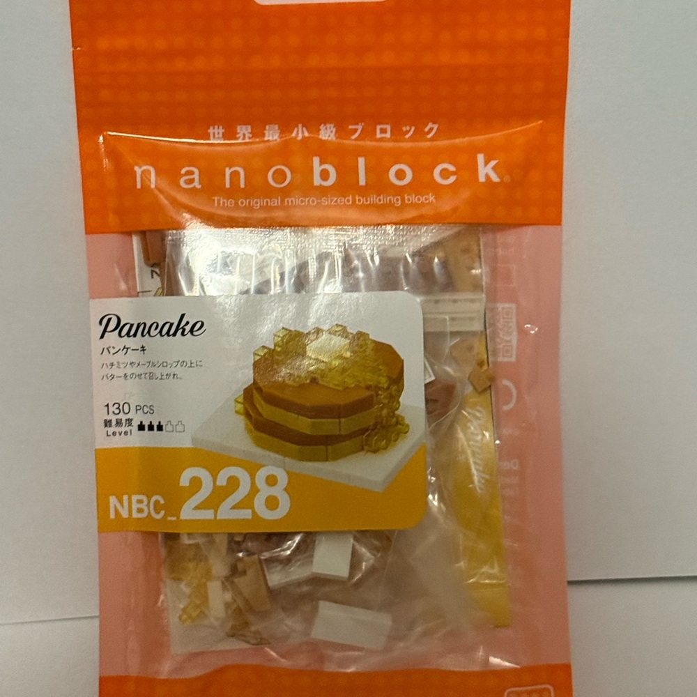 Nanoblocks Pancake Building Set - NBC 228 BRAND NEW & SEALED